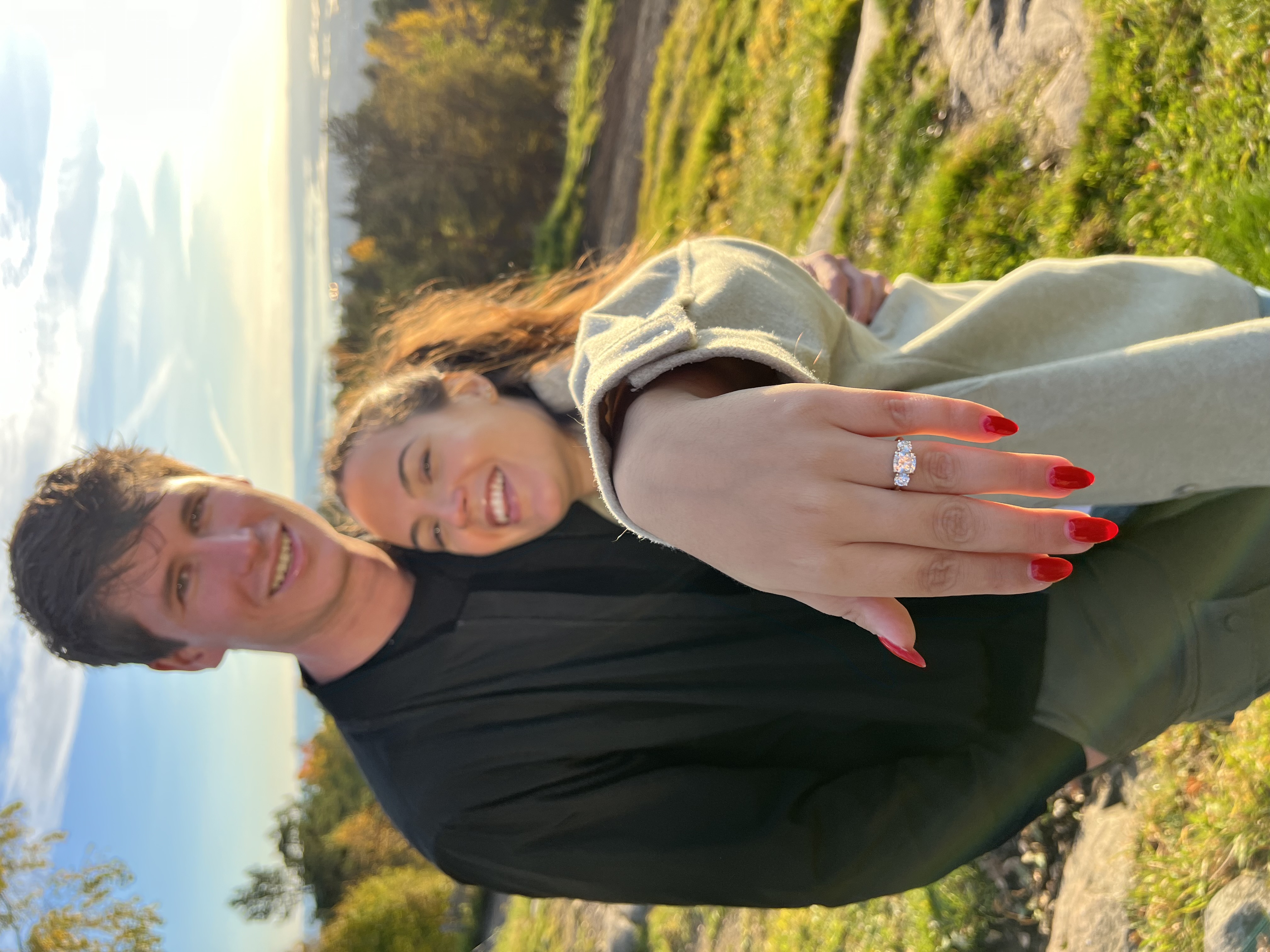 Emma and Joel engagement photo